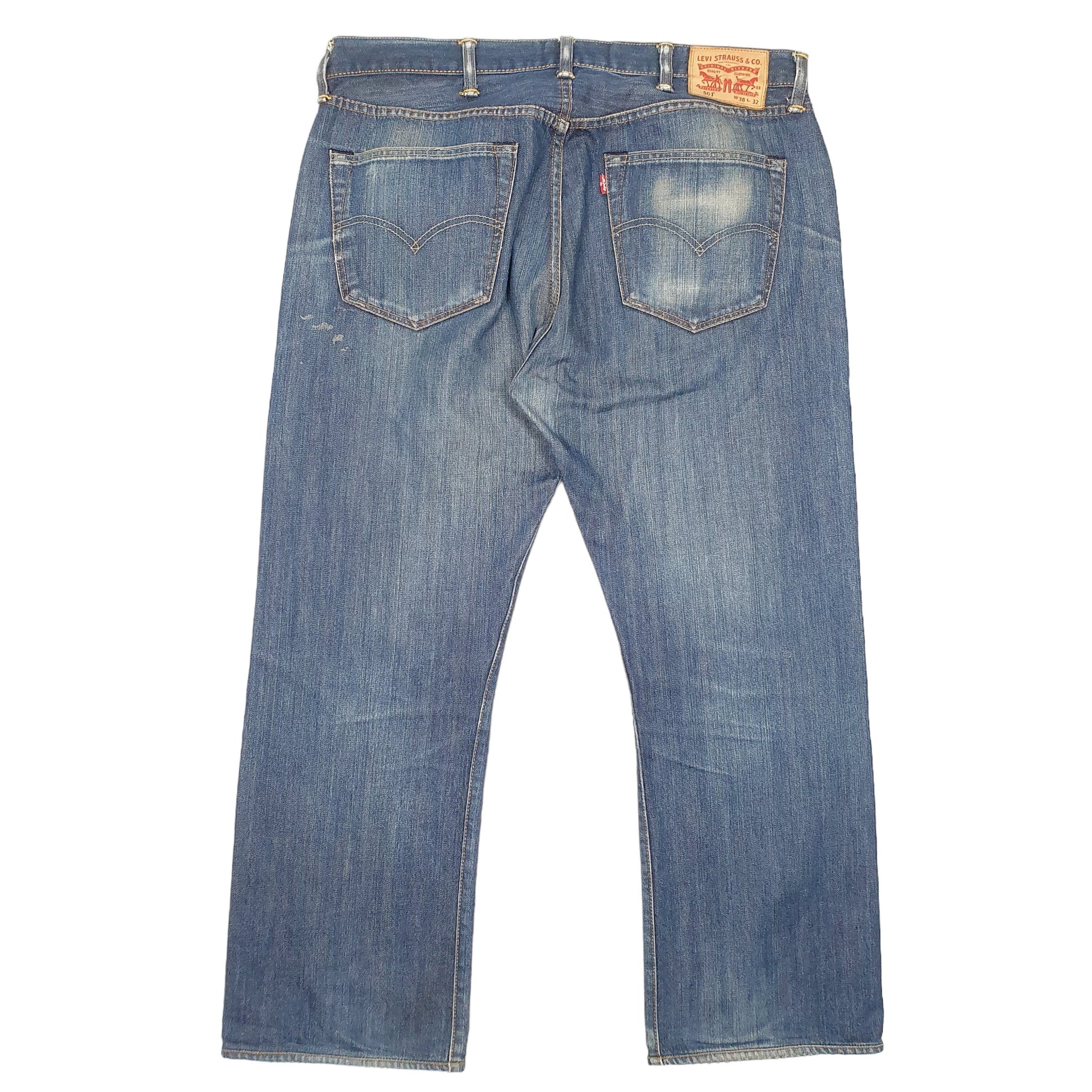 Mens Blue Levis  501 JeansW38 L29