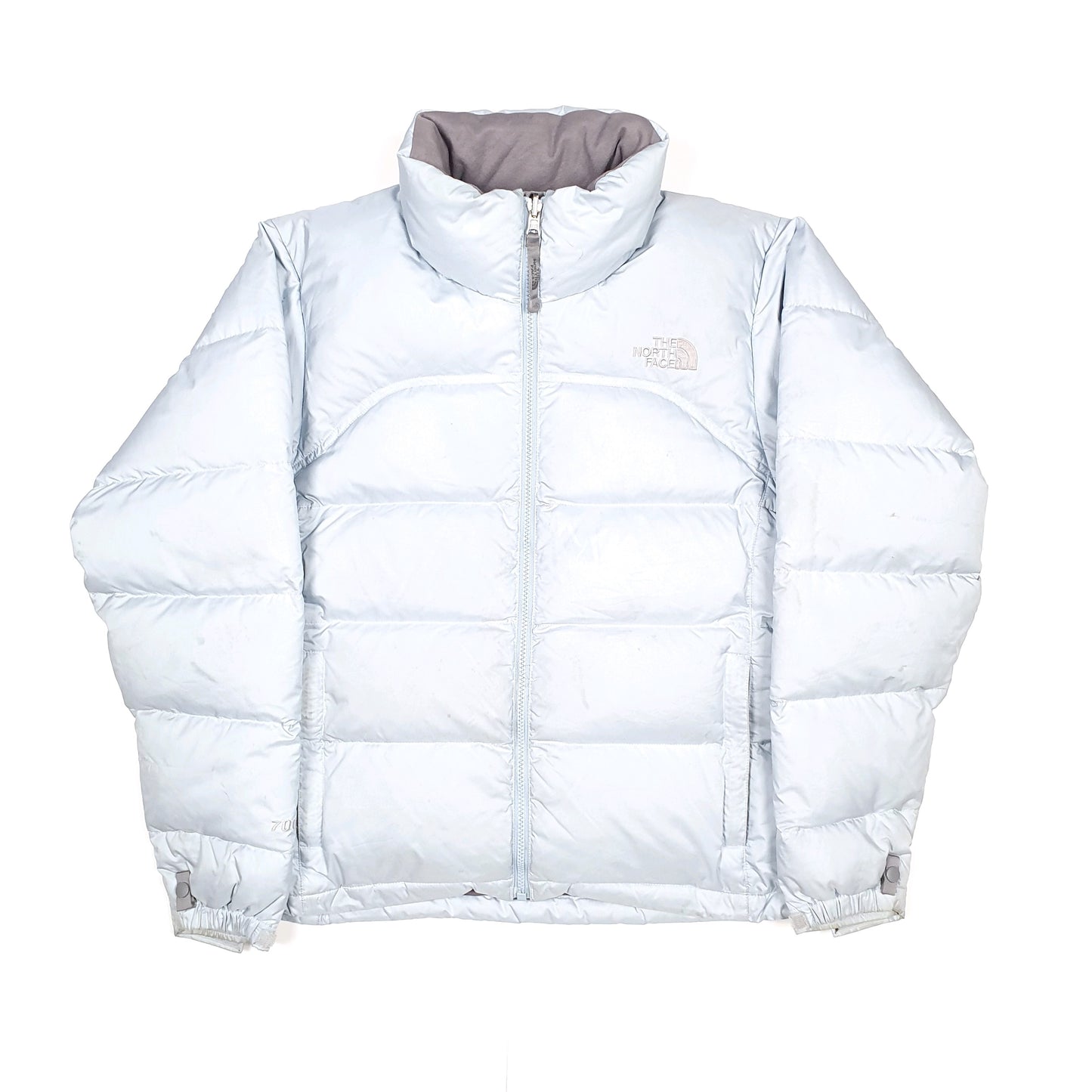 Blue The North Face Puffer Jacket Coat