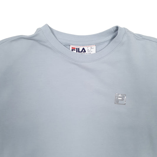 Mens Bl Fila  Crewneck Jumper