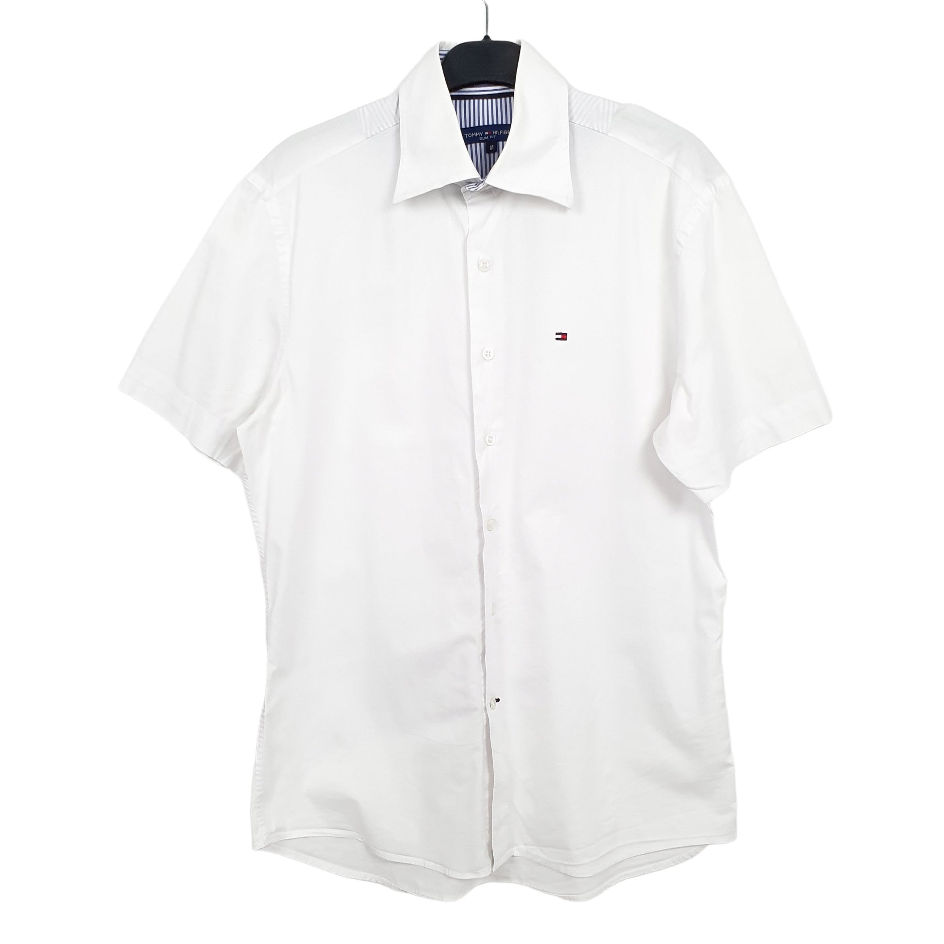 Mens White Tommy Hilfiger  Short Sleeve Shirt
