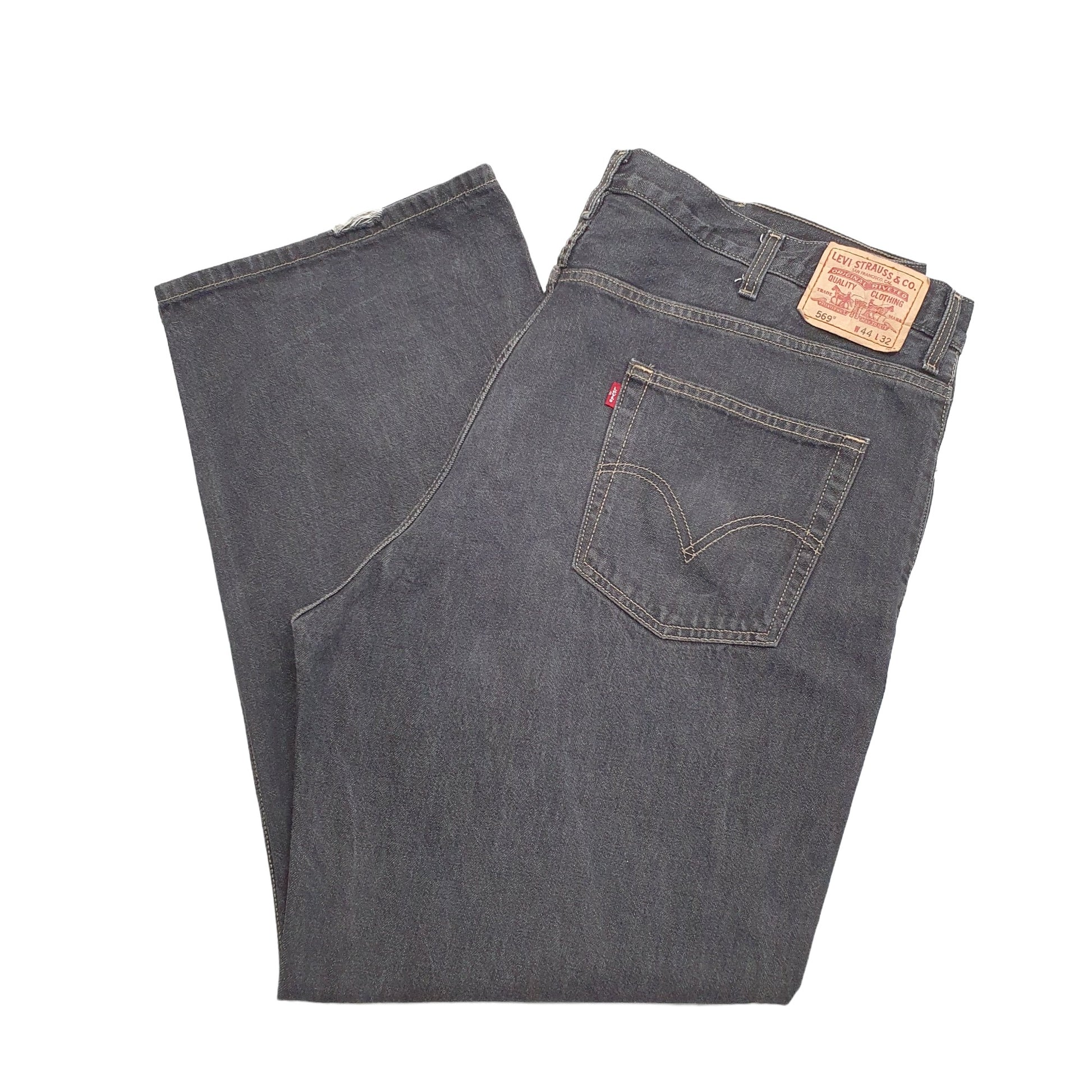 Levis 569 Loose Fit Jeans W44 L32 Blue