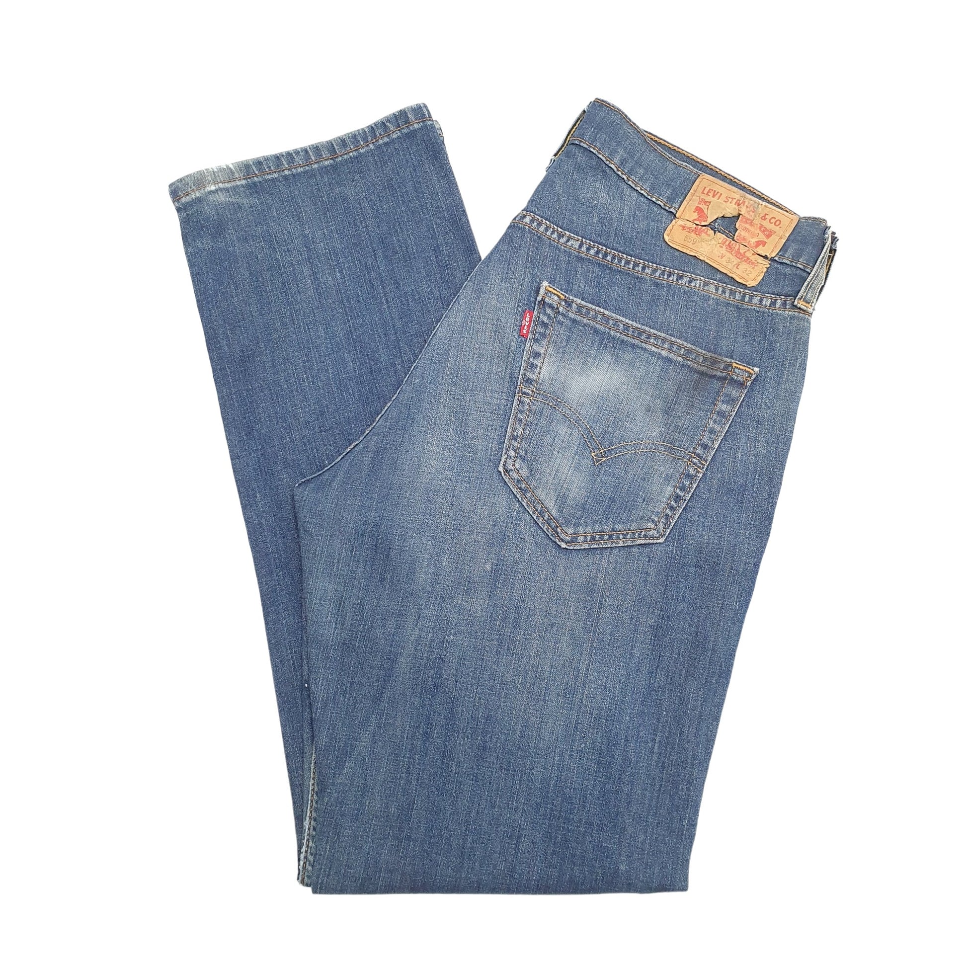 Mens Blue Levis  559 JeansW34 L32