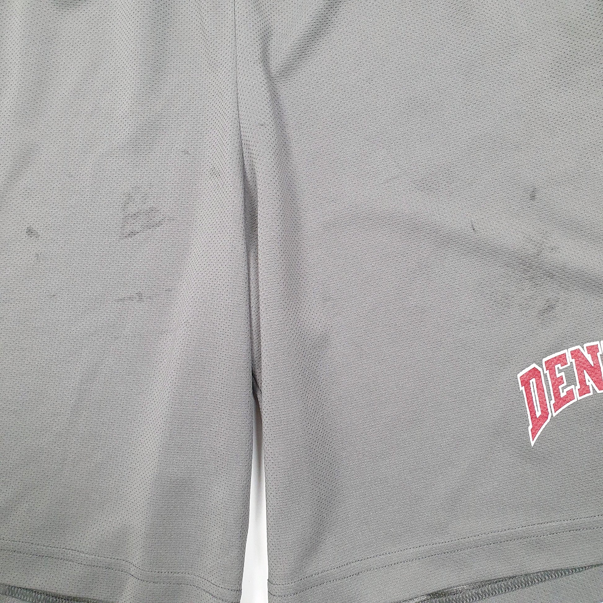 Champion Denver Nuggets Basketball Grey Sport Shorts W30 Grey