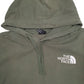 Mens Khaki The North Face Spellout Hoodie Jumper