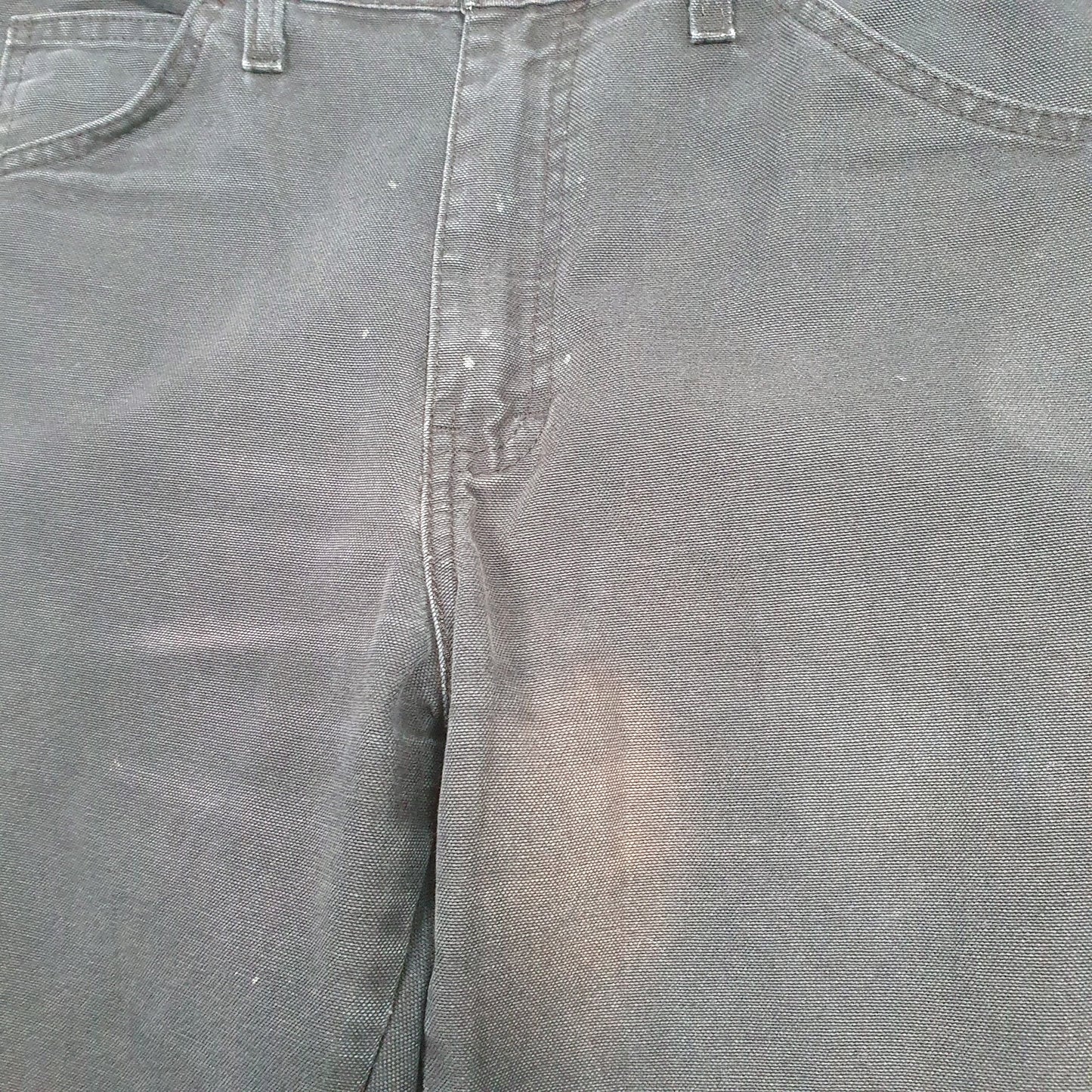 Mens Dickies Black Carpenter Trousers W32 L30 Black