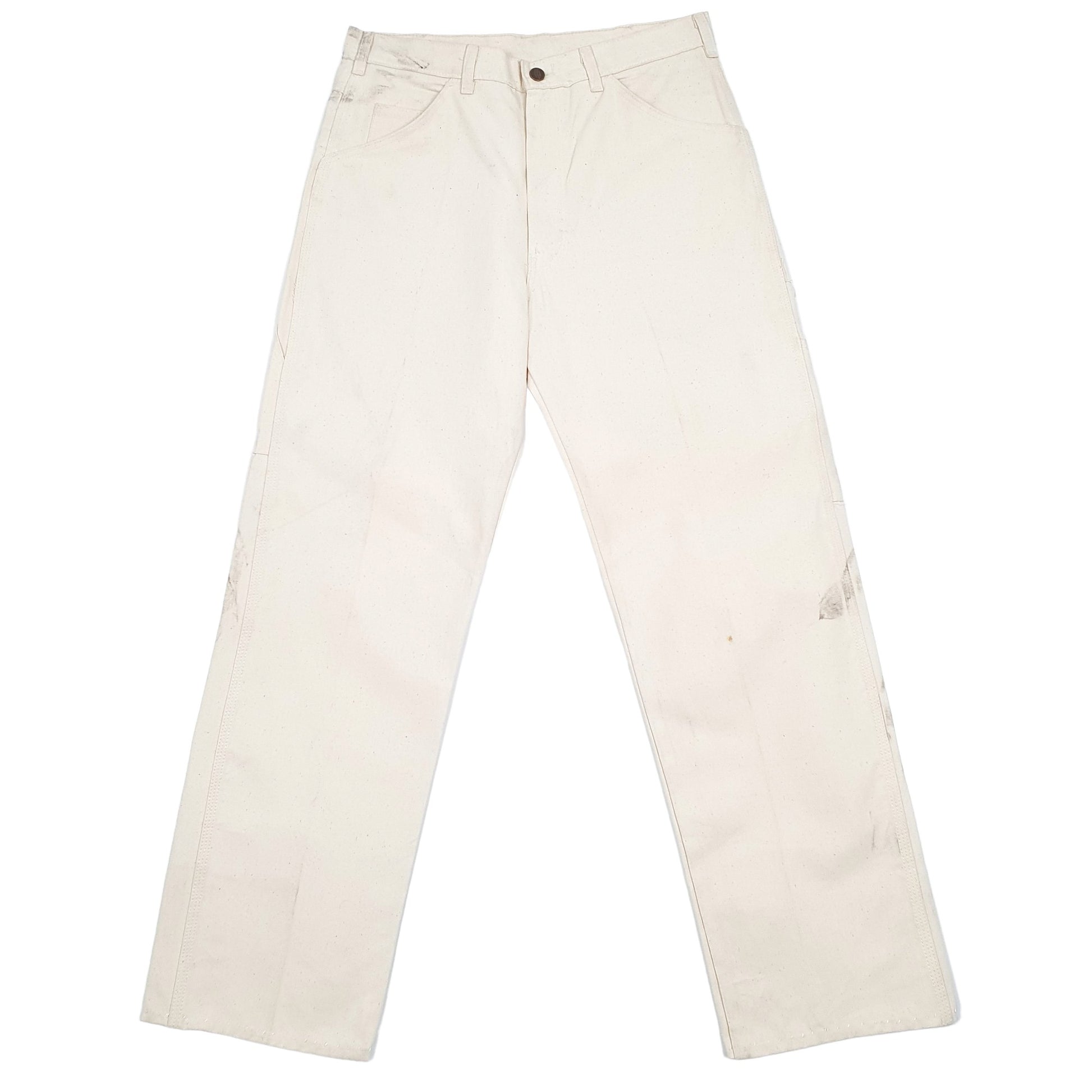 Mens Dickies Painter Beige Carpenter Trousers W32 L30 Beige
