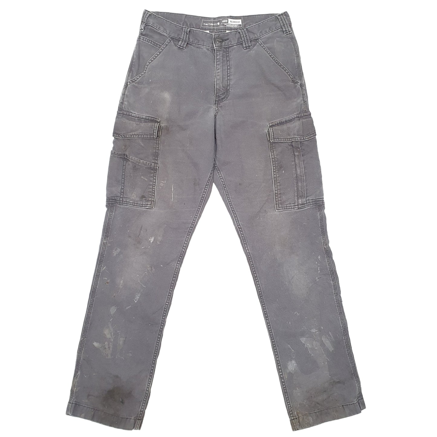Mens Grey Carhartt  Cargo Trousers