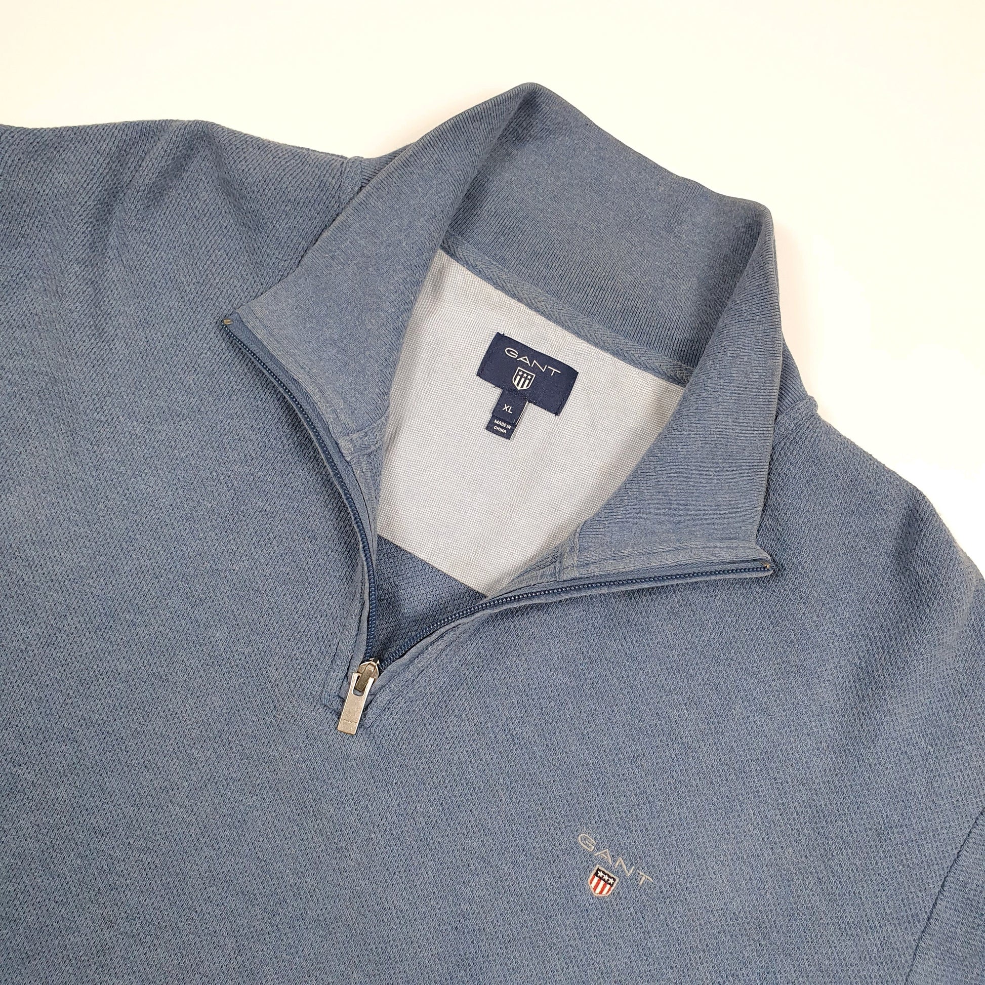GANT Quarter Zip XL Blue