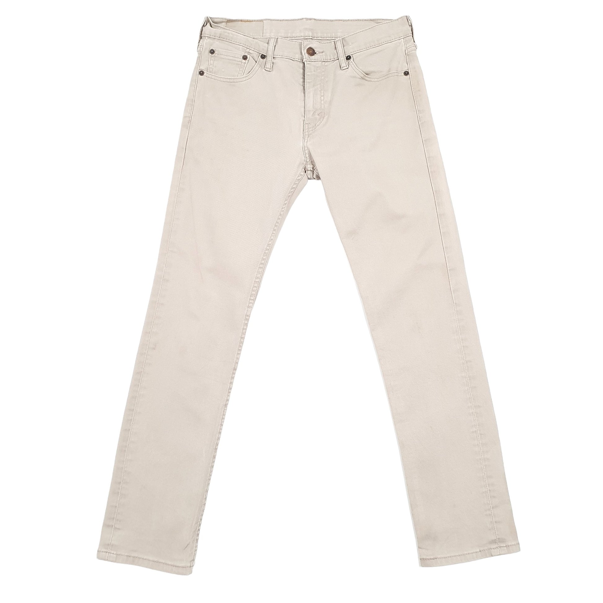 Levis 511 Slim Fit Jeans W30 L29 Beige