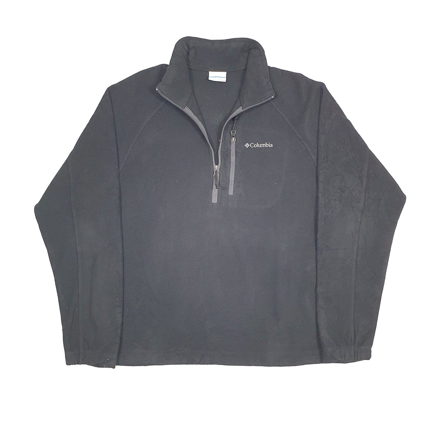 Columbia Sportswear Spellout Quarter Zip Fleece M Black