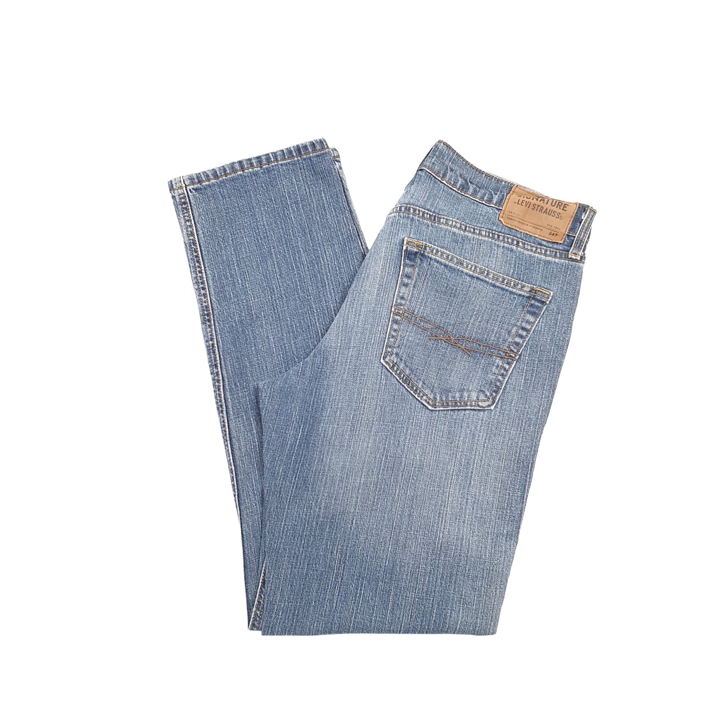 Levis Signature Slim Fit Athletic Jeans W32 L31 Blue