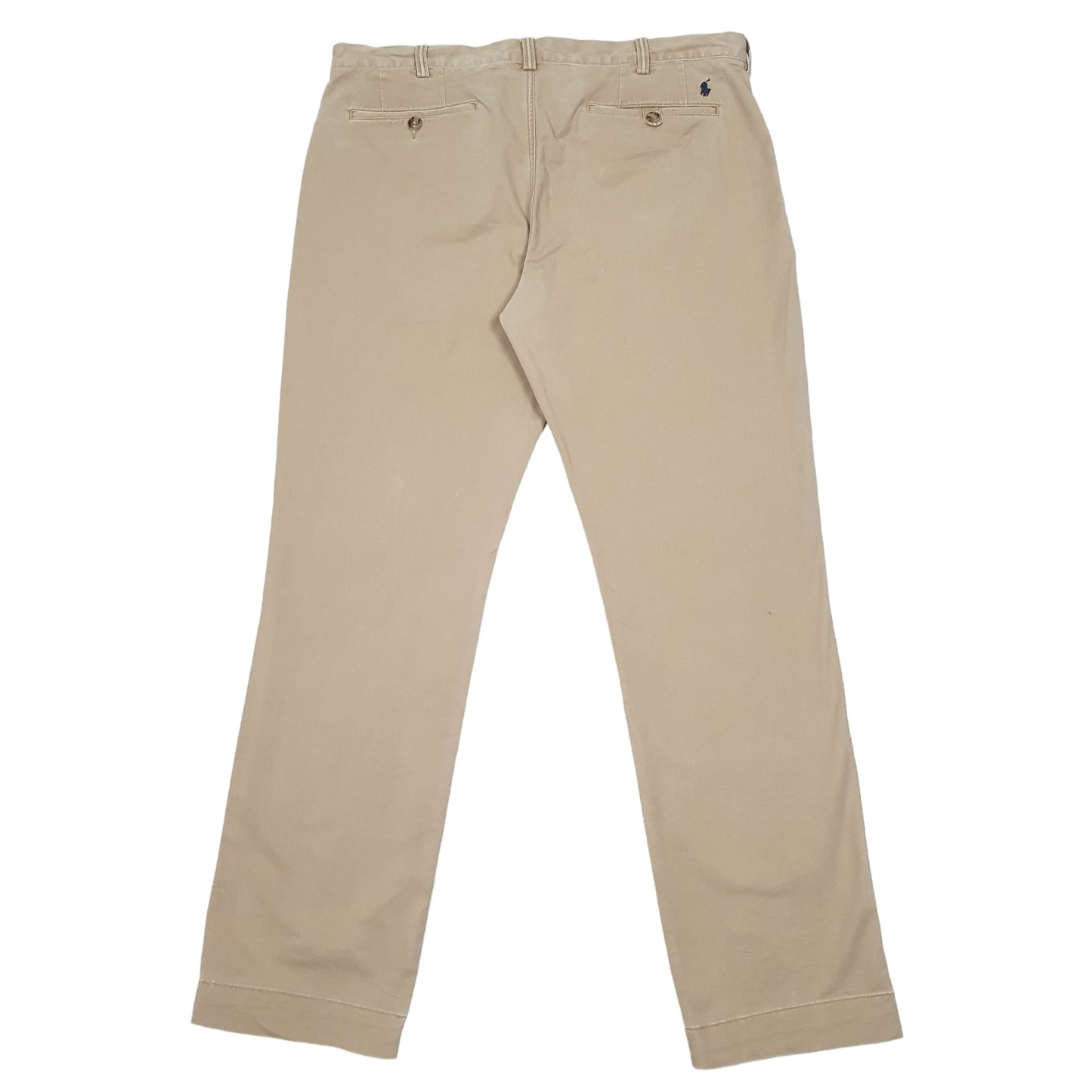 Mens Beige Polo Ralph Lauren Stretch Straight Fit Polo Chino Trousers
