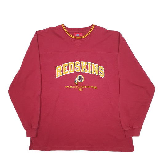 Mens Burgundy NFL Washington Redskins  American Football Crewneck Jumper