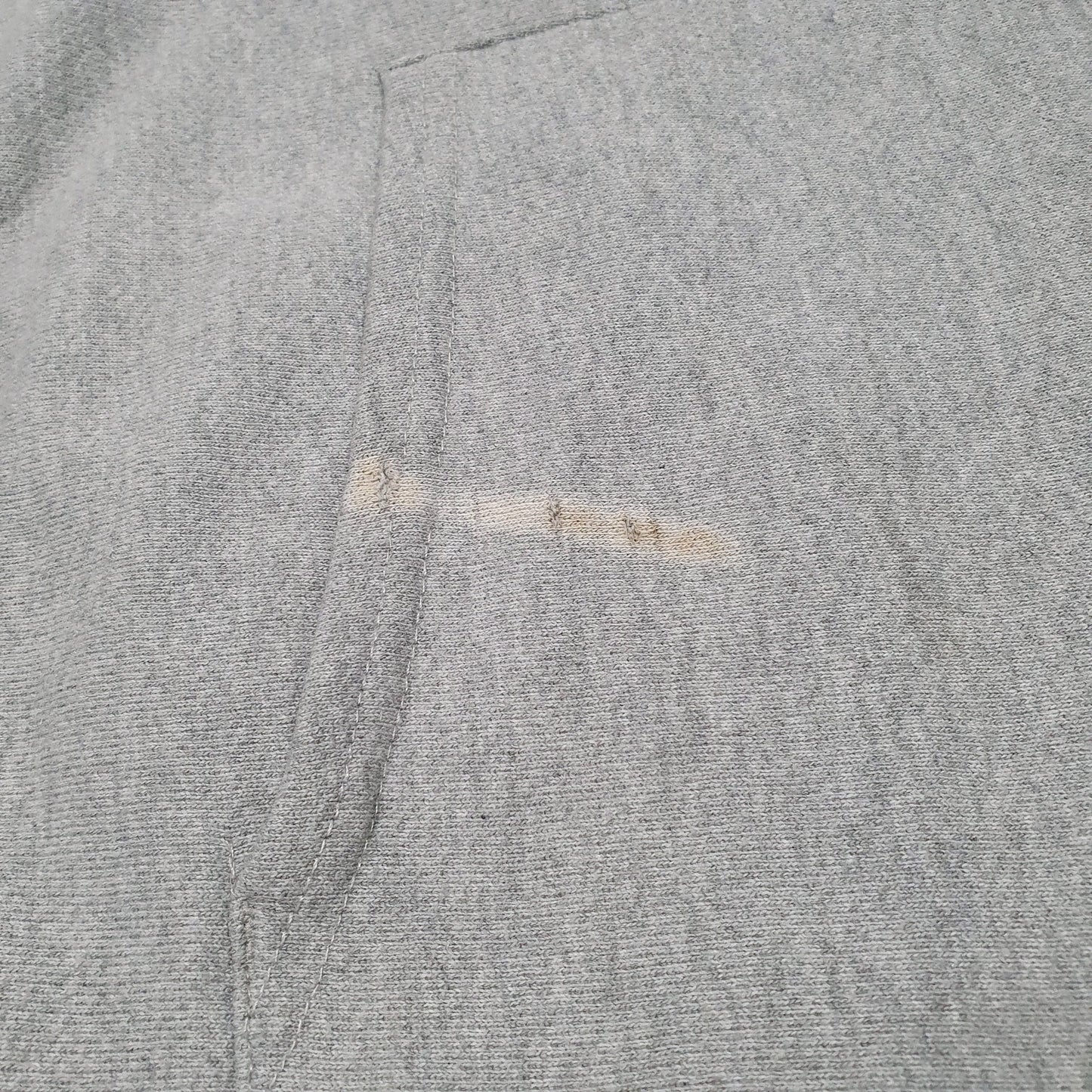 Mens Grey Champion Reverse Weave Y2K Hobart College USA Hoodie Jumper