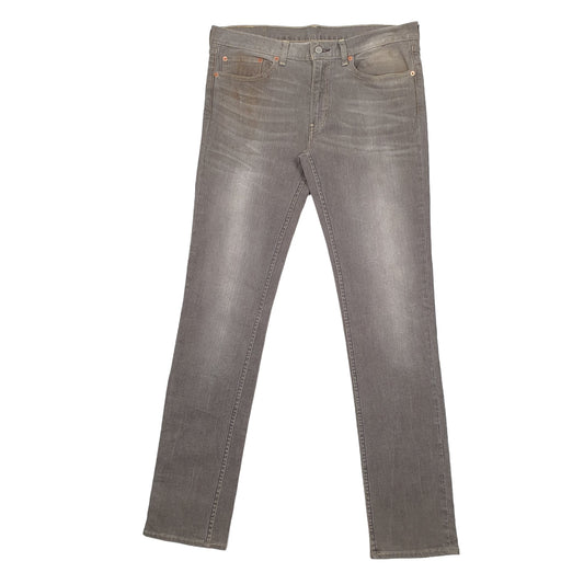 Mens Grey Levis 568 JeansW35 L34