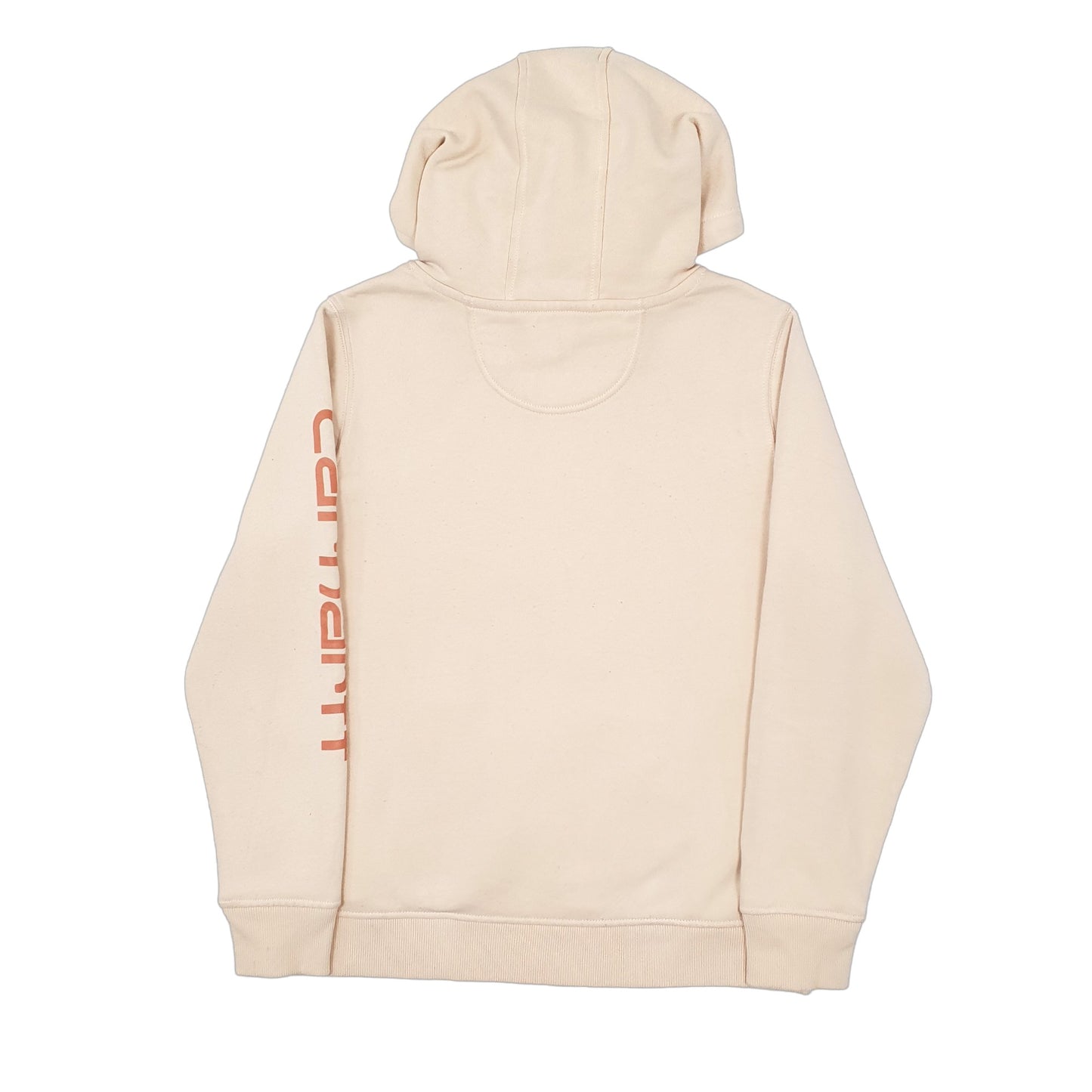 Womens Peach Carhartt Spellout Hoodie Jumper