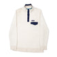 Mens Cream Patagonia Snap T Quilted Organic Quarter Zip Jumper