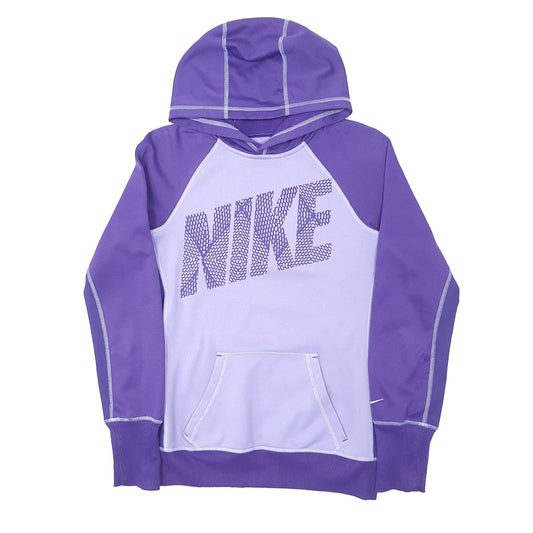 Womens Purple Nike Therma Fit Hoodie Jumper