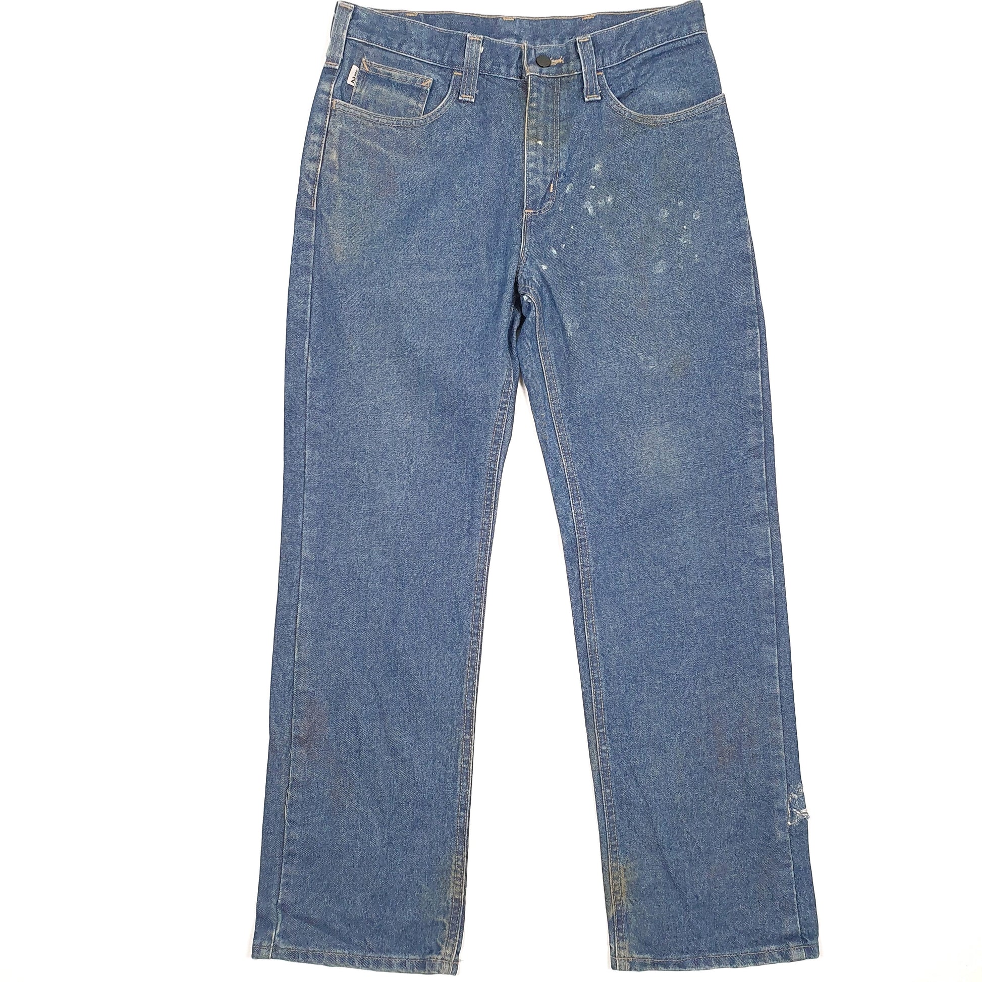 Carhartt Casual Regular Fit Flame Resistant Jeans W32 L30 Blue