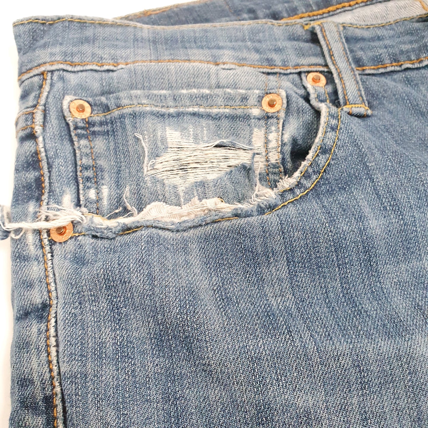 Levis 527 Bootcut Fit Jeans W34 L30 Blue