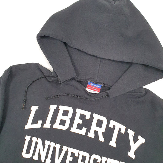 Mens Black Champion  Hoodie Jumper