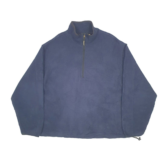 Woolrich 2000's Quarter Zip Fleece XL Navy