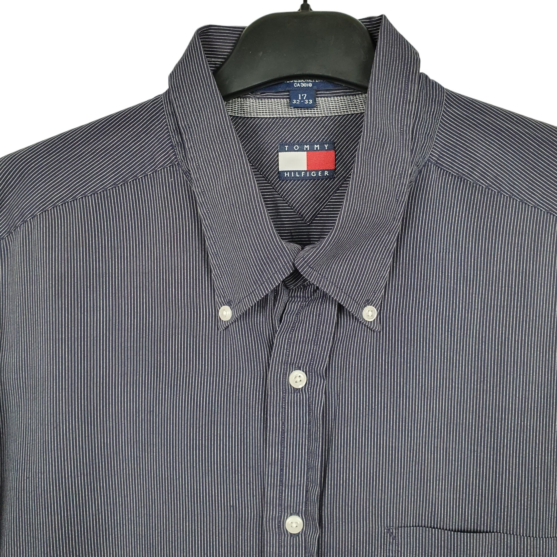 Mens Blue Tommy Hilfiger  Long Sleeve Shirt