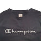 Mens Black Champion  Crewneck Jumper