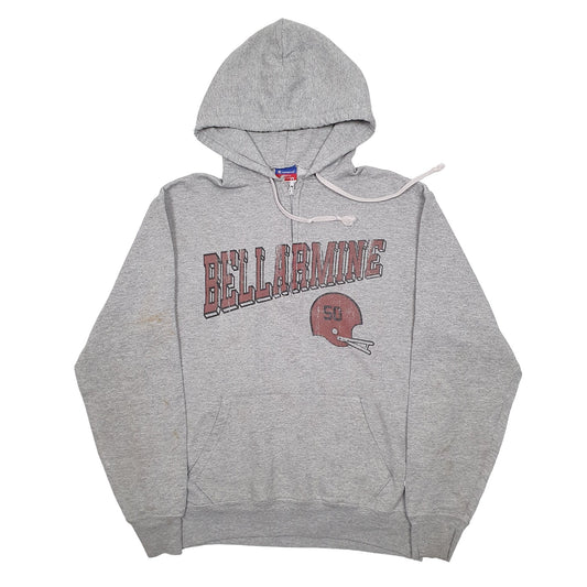 Mens Grey Champion Bellarmine USA College Hoodie Jumper