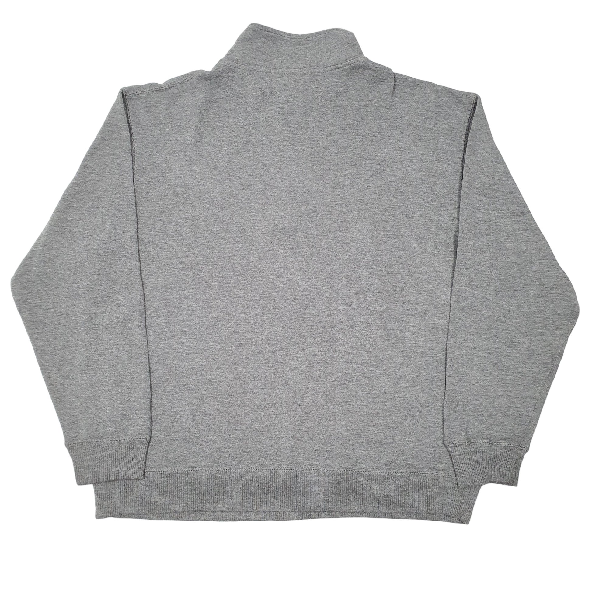 Mens Grey Fila  Quarter Zip Jumper