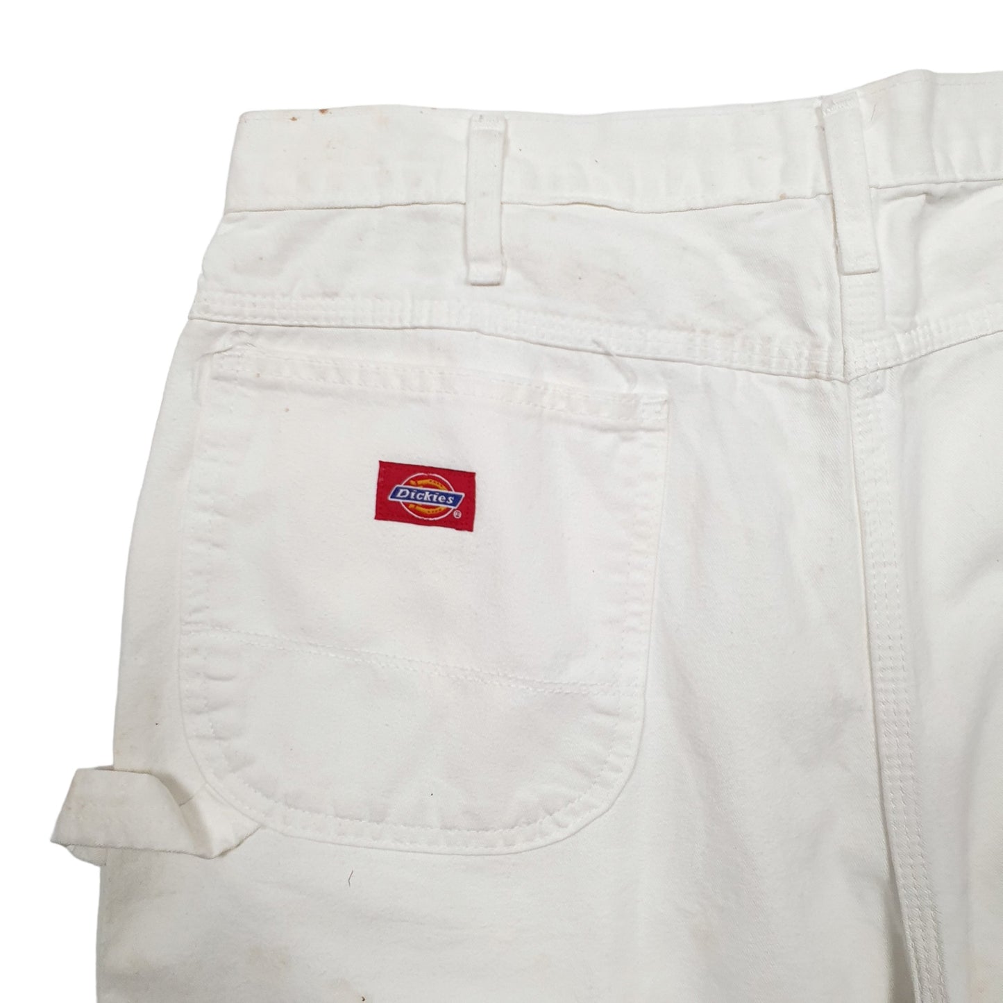 Mens White Dickies  Carpenter Shorts