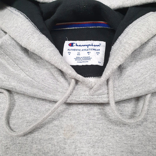 Mens Grey Champion  Hoodie Jumper