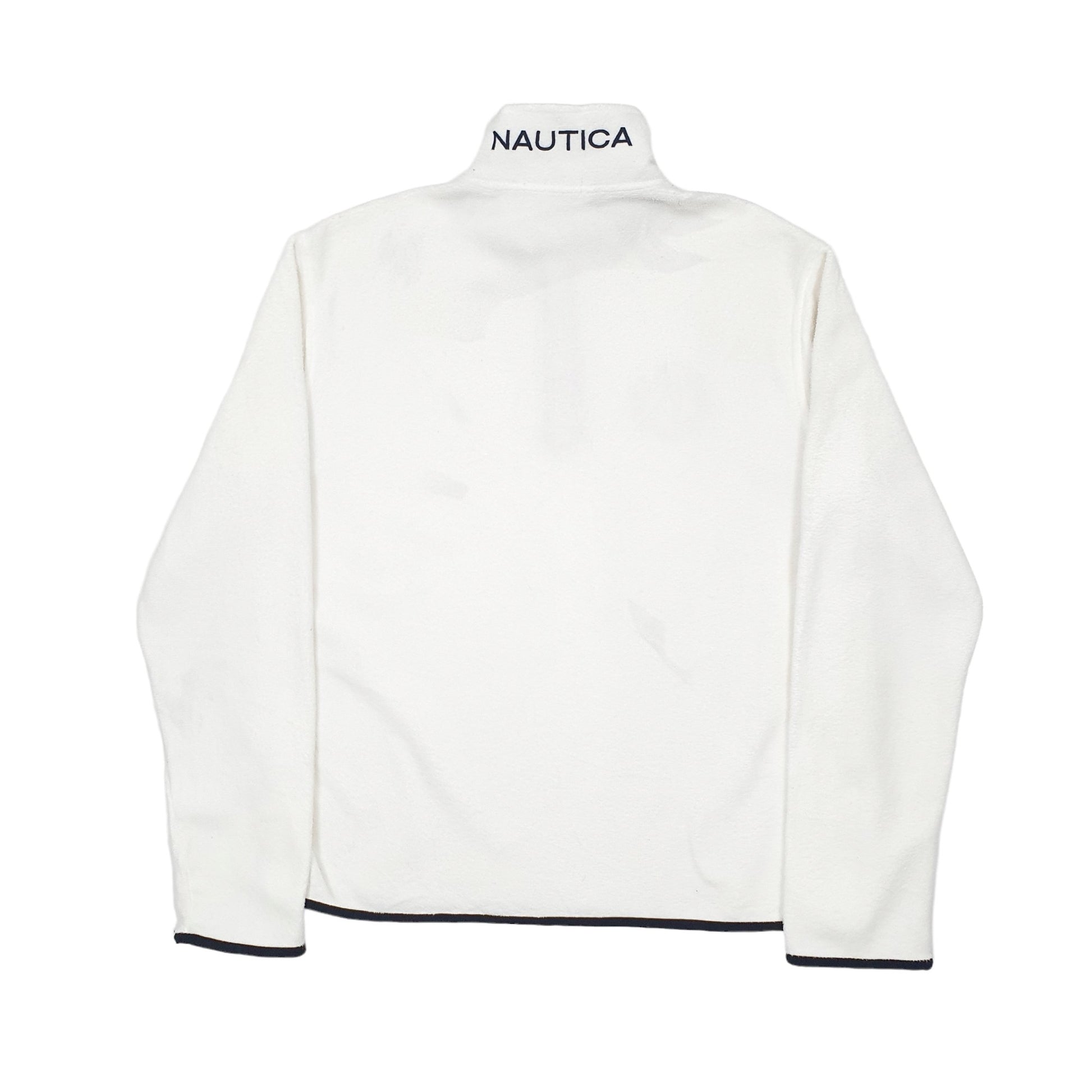 Nautica Quarter Zip Fleece M White