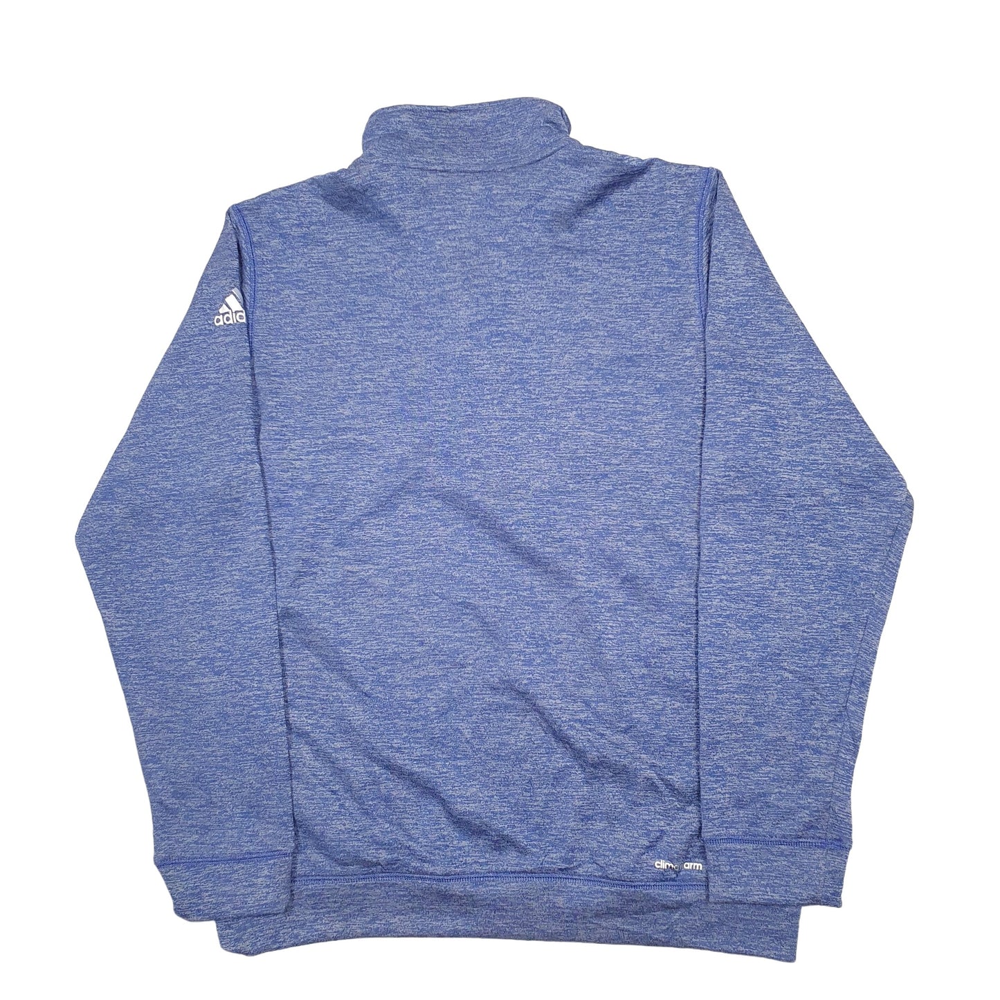 Mens Blue Adidas UMKC Softball Quarter Zip Jumper