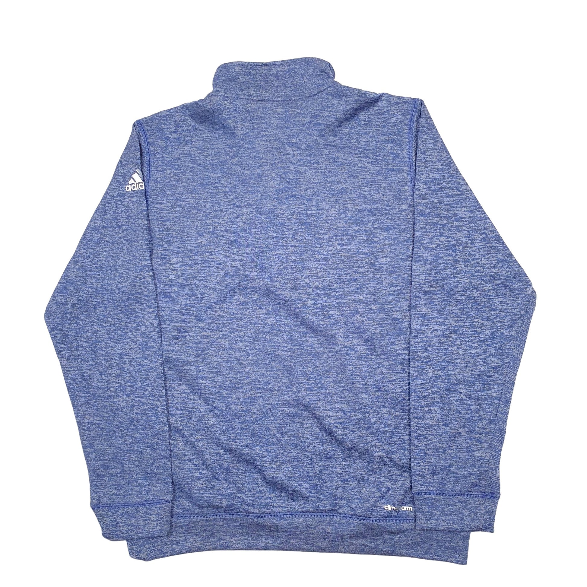 Mens Blue Adidas UMKC Softball Quarter Zip Jumper