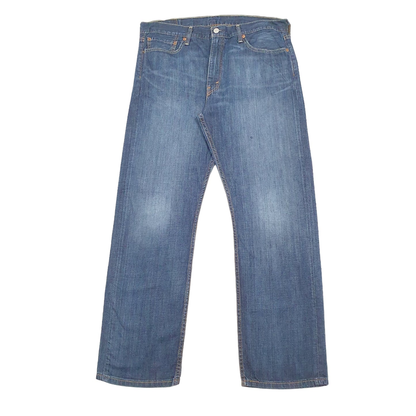 Levis Straight Straight Fit Jeans W36 L30 Blue