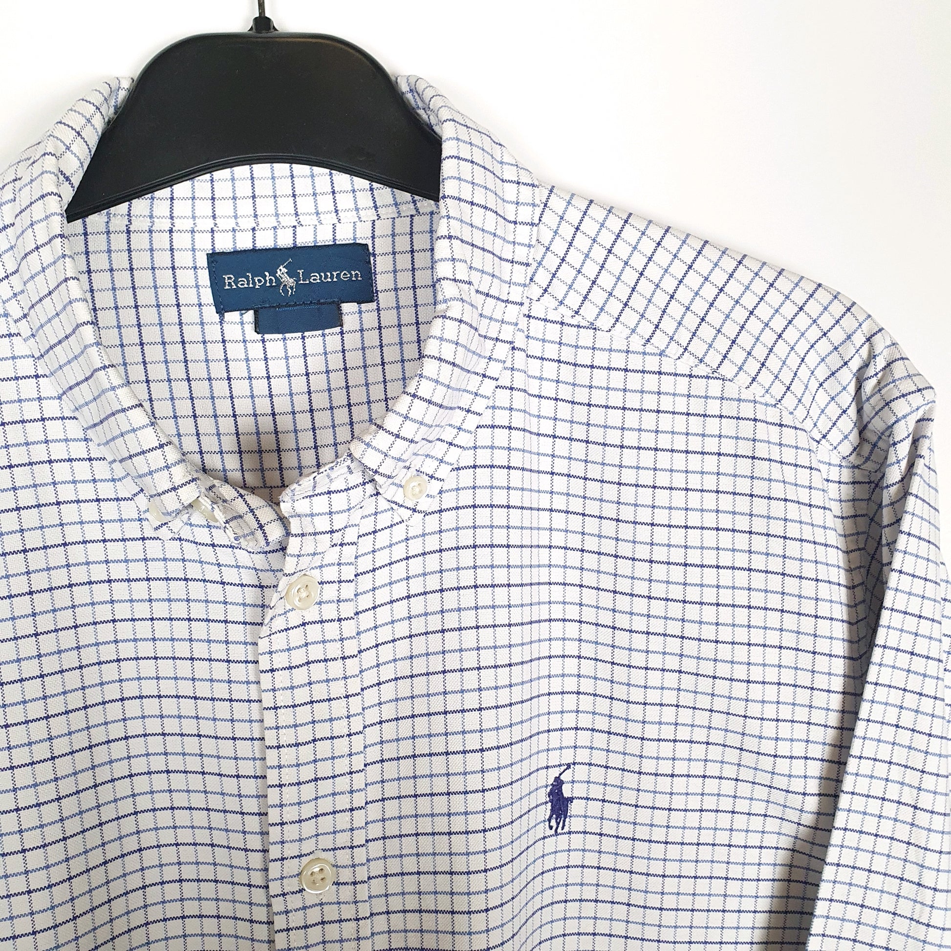 Polo Ralph Lauren Long Sleeve Regular Fit Check Shirt White