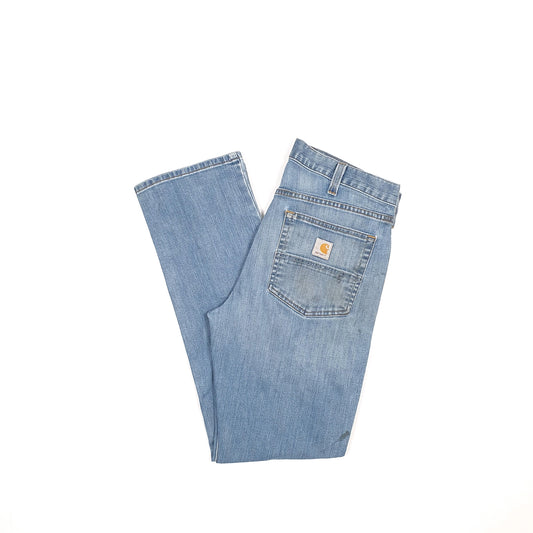 Carhartt Casual Straight Fit Relaxed Jeans W33 L30 Blue