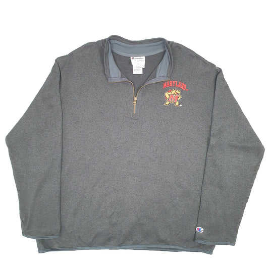 Champion Maryland Quarter Zip L Grey