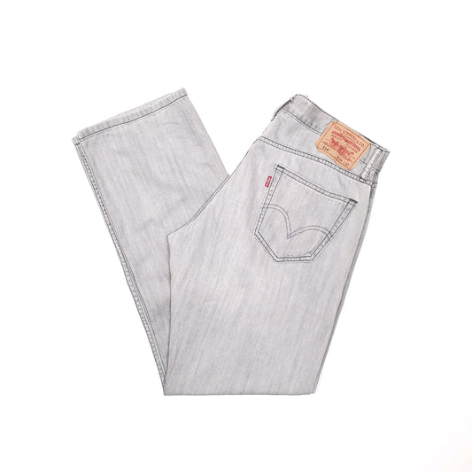 Levis 514 Straight Fit 1990's Jeans W34 L32 Grey