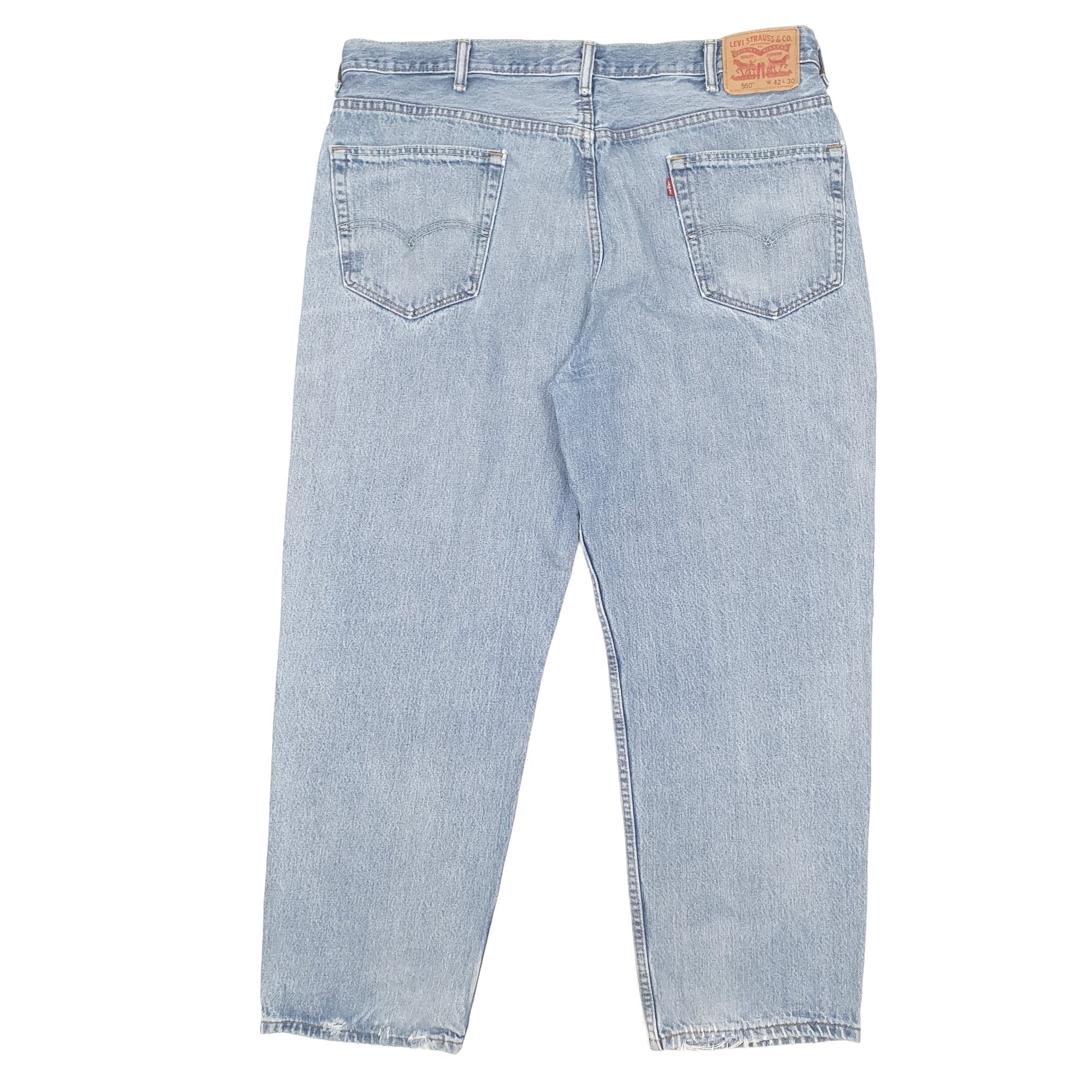 Levis 550 Relaxed Fit Jeans W42 L30 Blue