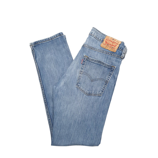 Levis 513 Slim Fit Jeans W31 L30 Blue