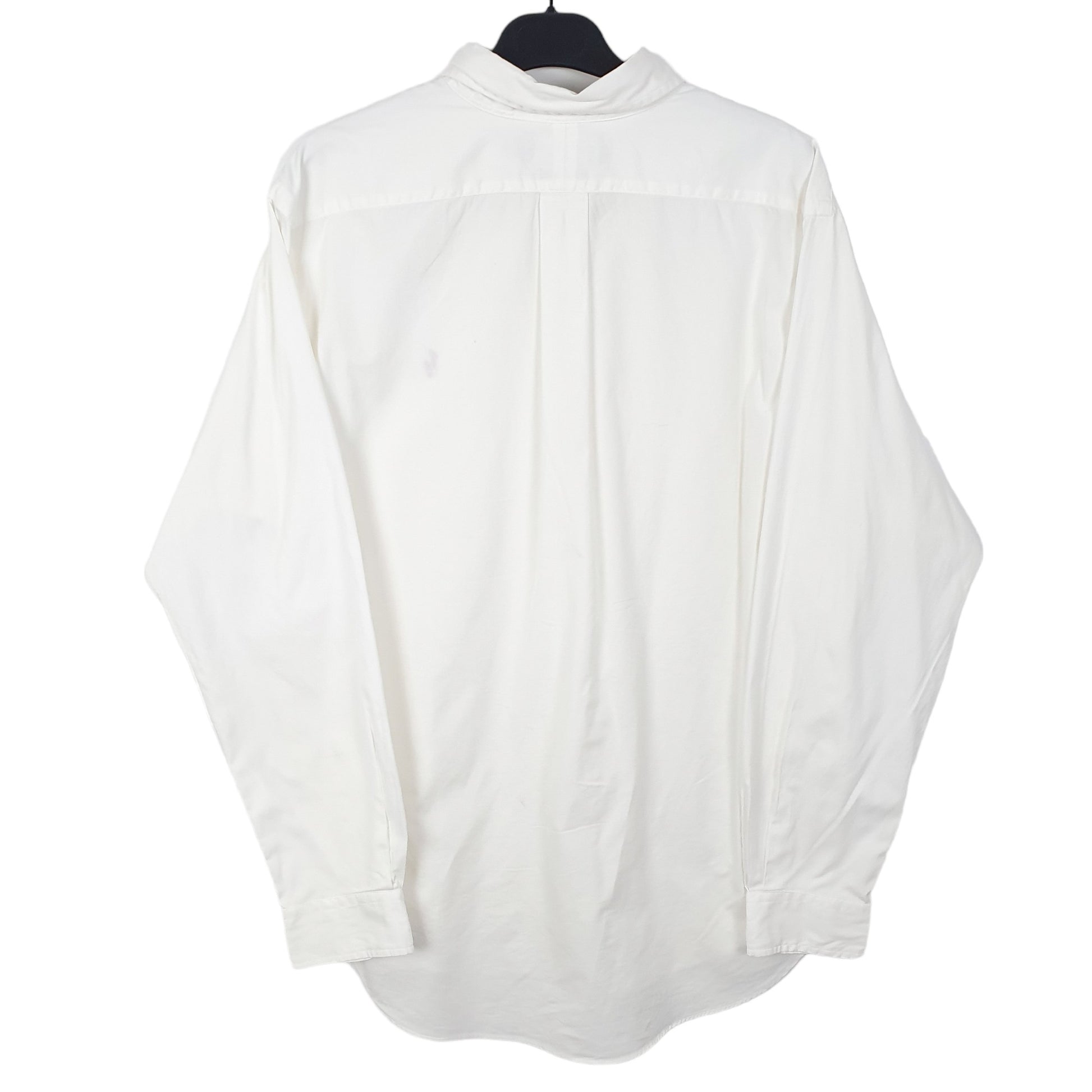 Mens White Ralph Lauren Oxford Long Sleeve Shirt