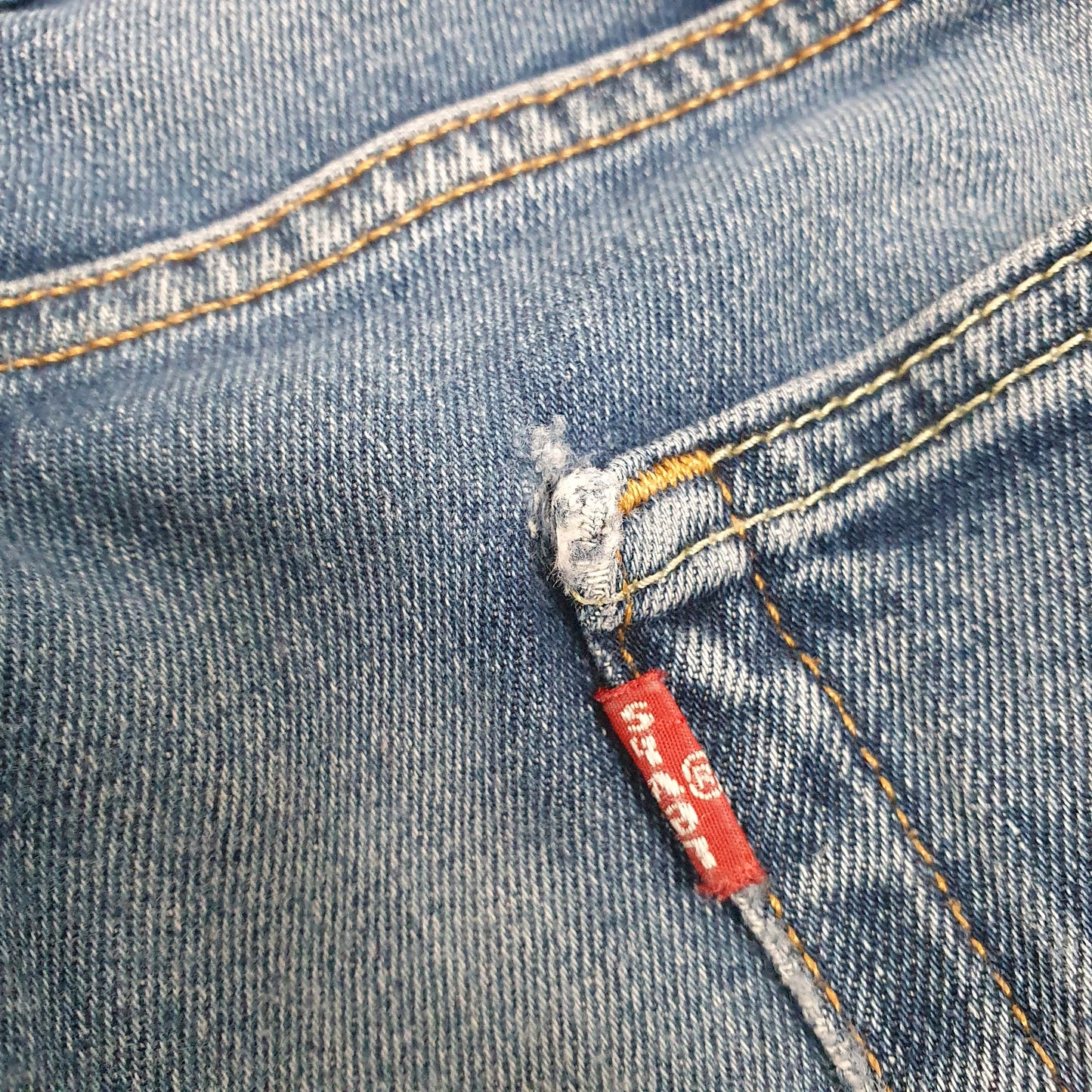Levis 514 Straight Fit Jeans W33 L32 Blue