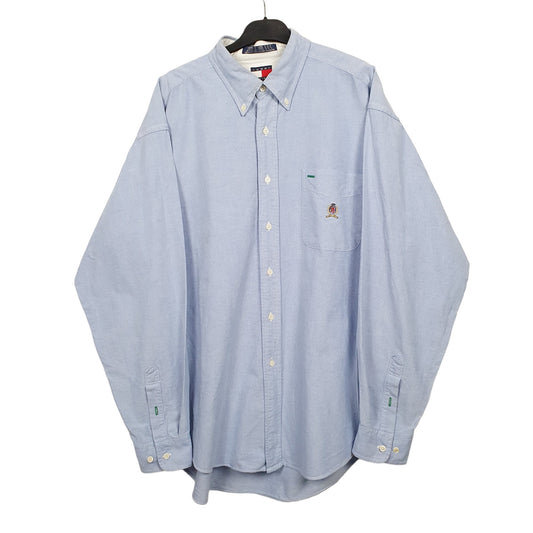 Blue Tommy Hilfiger Long Sleeve Shirt