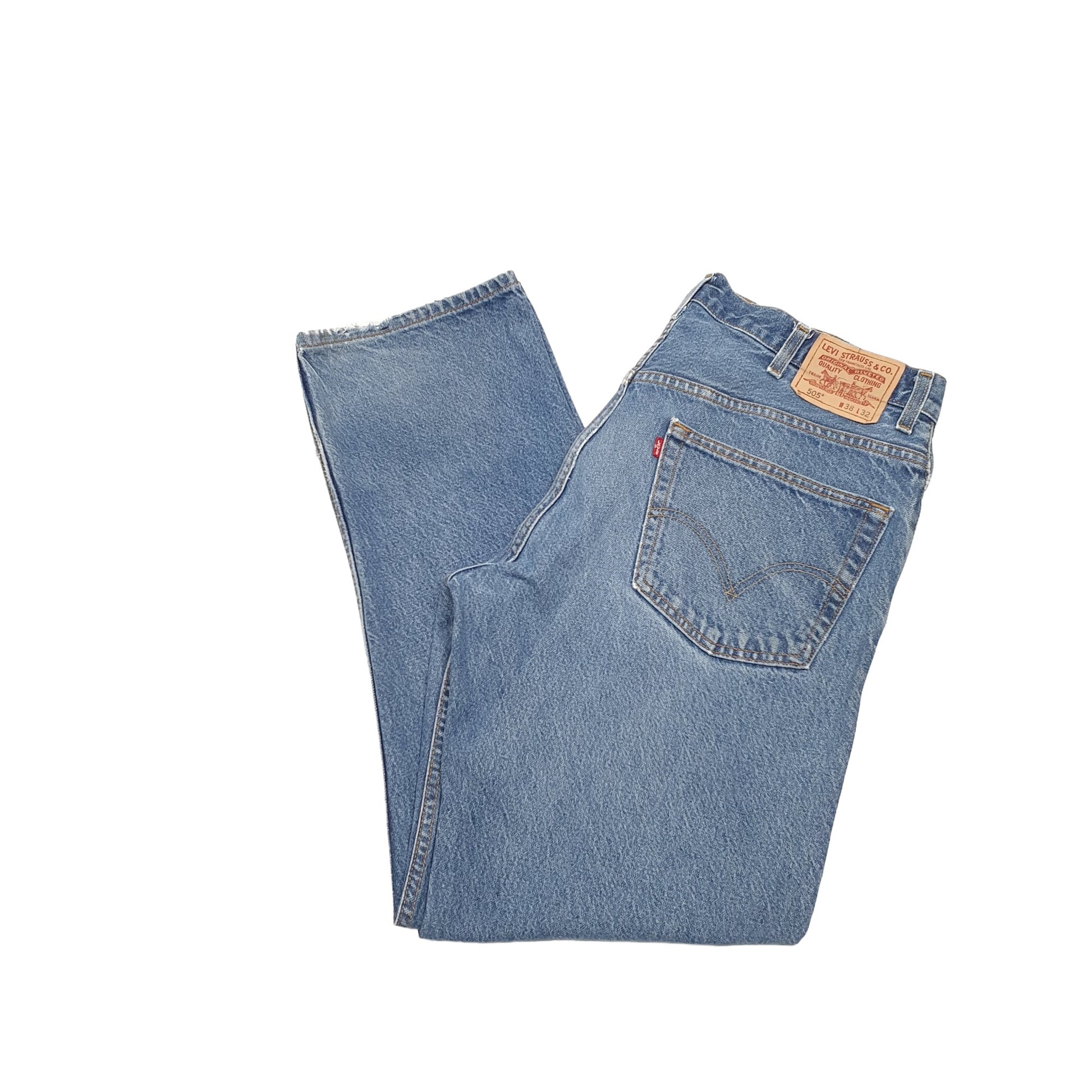 Levis 505 Regular Fit Jeans W36 L32 Blue