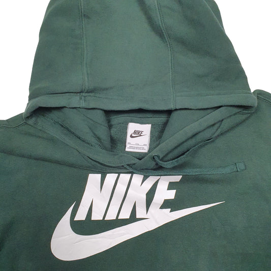 Mens Green Nike Spartans USA College Hoodie Jumper