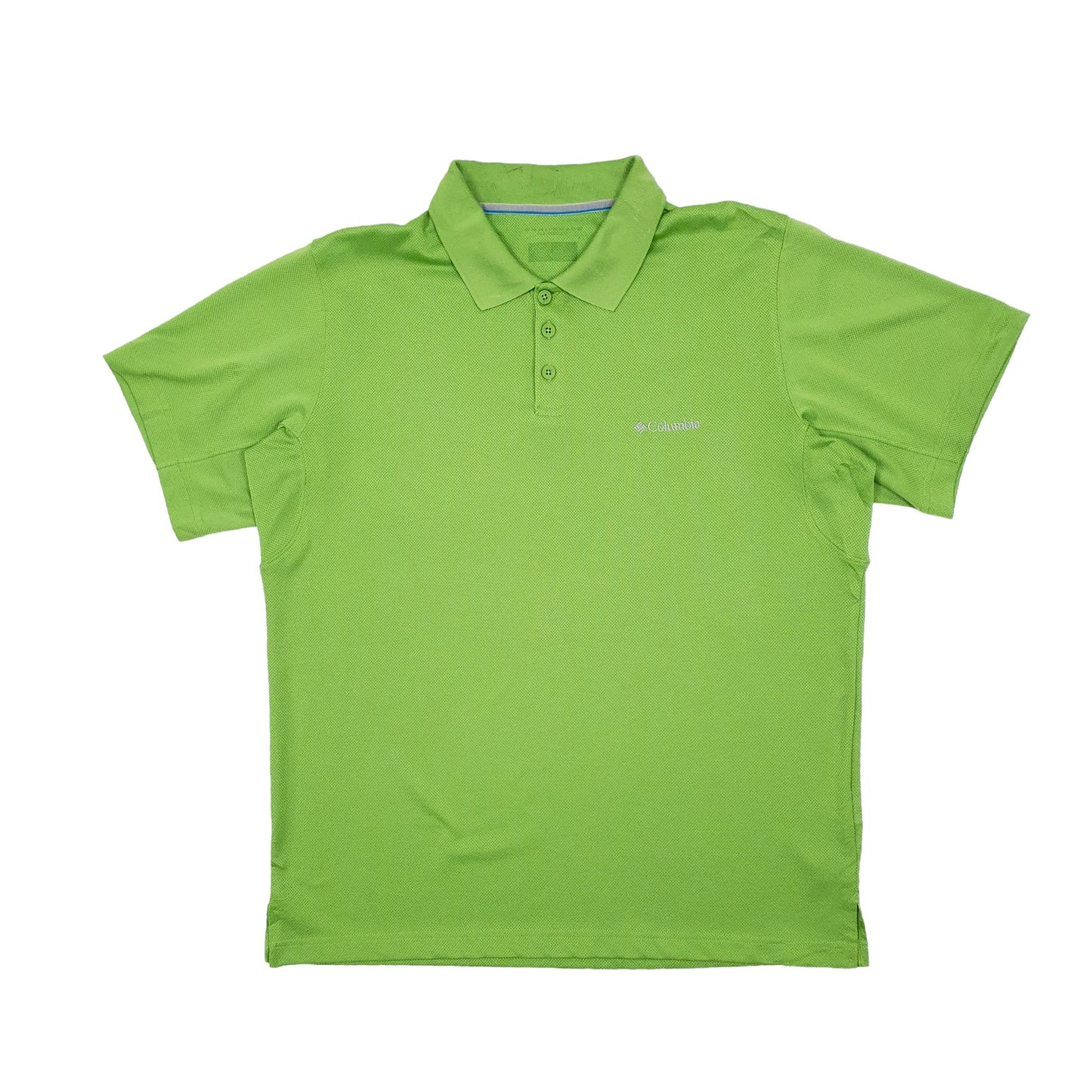 Columbia Sportswear Active Sport Short Sleeve Polyester Polo Shirt Green