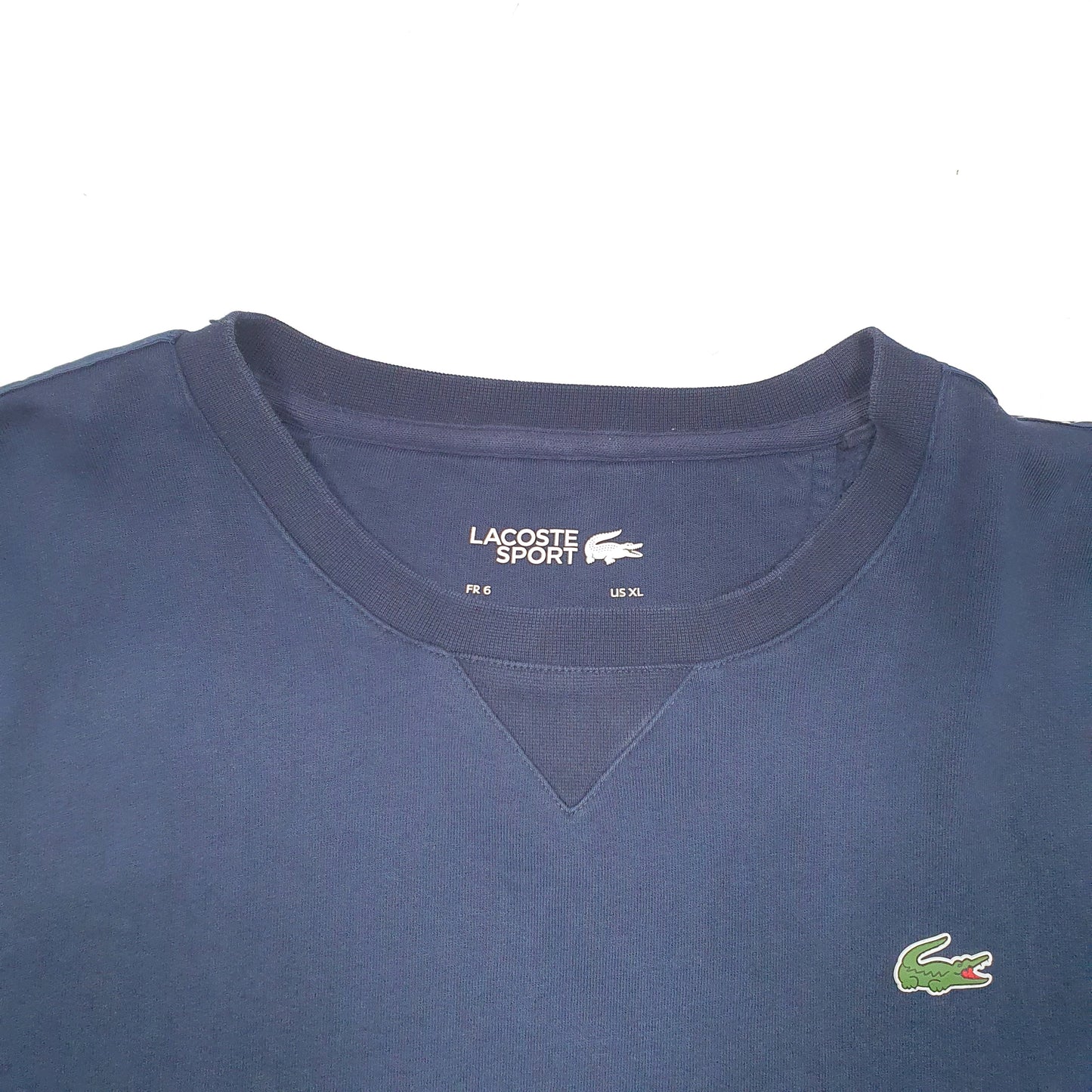 Mens Navy Lacoste  Crewneck Jumper