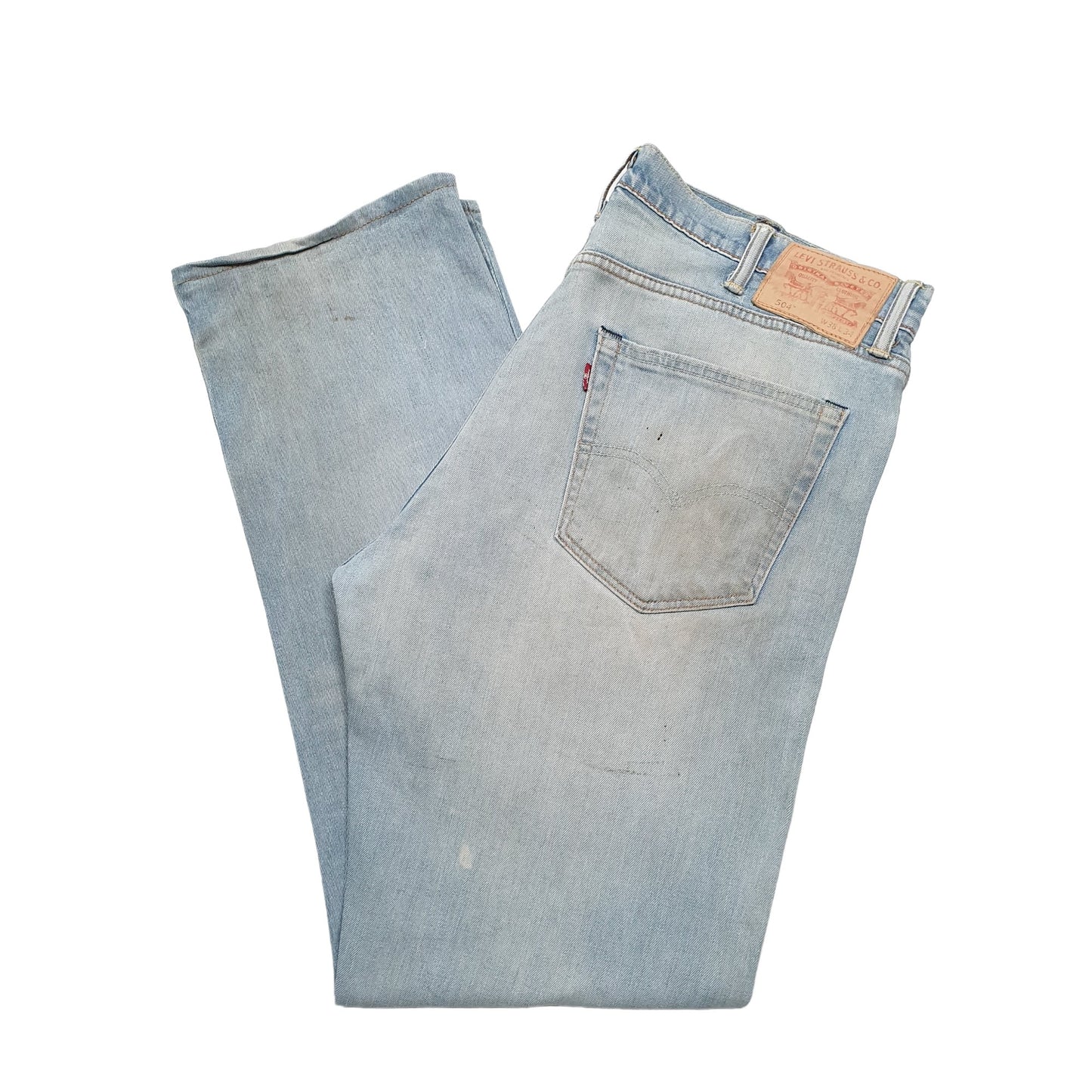 Mens Blue Levis  504 JeansW38 L34